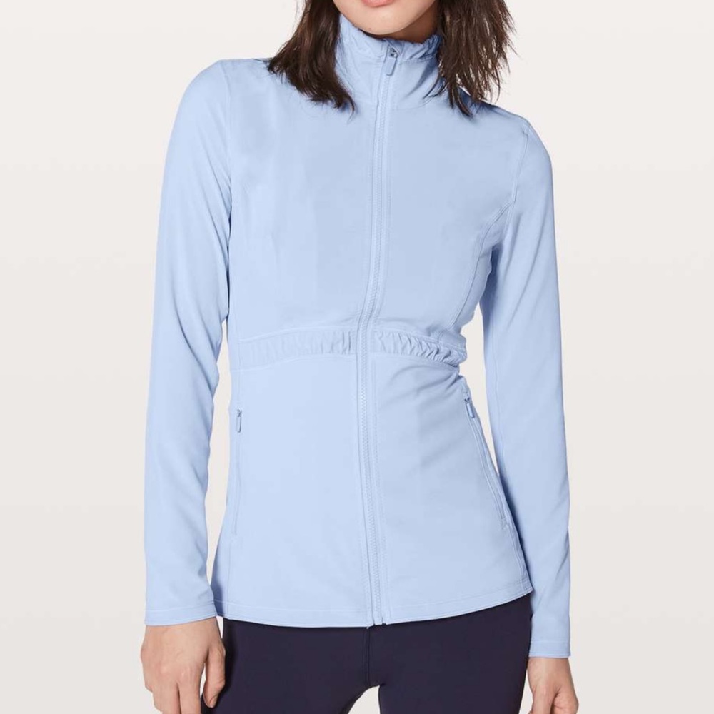 Lululemon Round Trip Jacket sz6 Cool Breeze